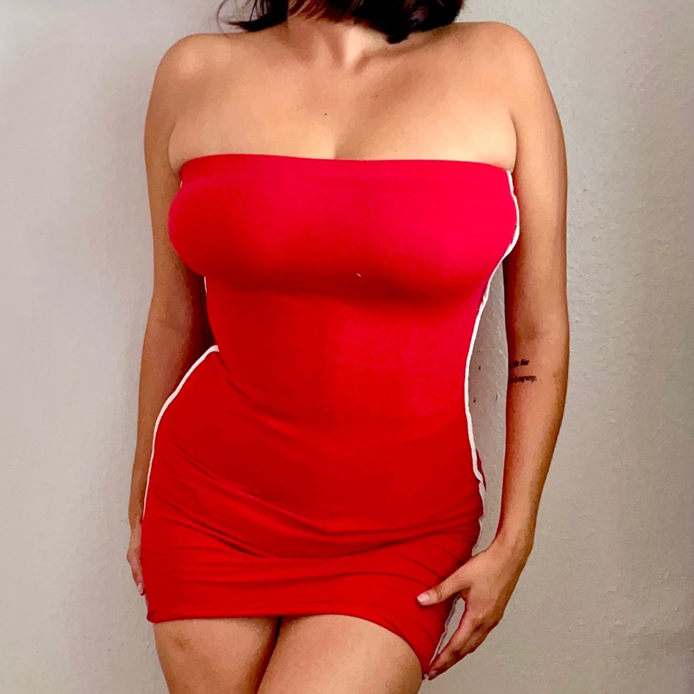 Red dress